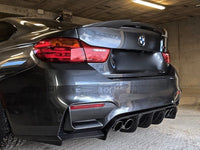 BLAK BY CT Vehicles & Parts BMW M4 F82 MATTE BLACK SPOILER - V STYLE