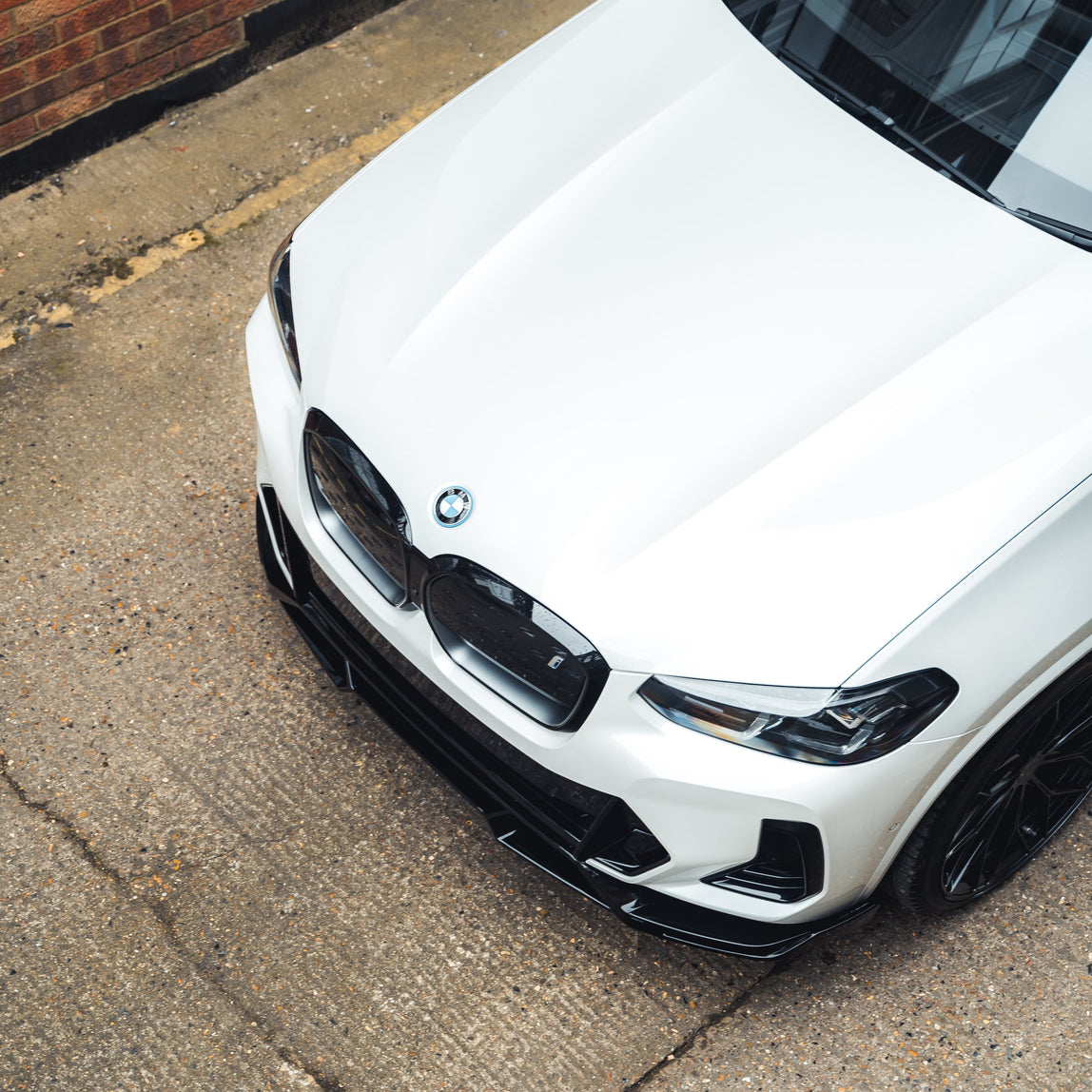 BLAK BY CT Vehicles & Parts BMW X3 G01 LCI (22+) GLOSS BLACK SPLITTER
