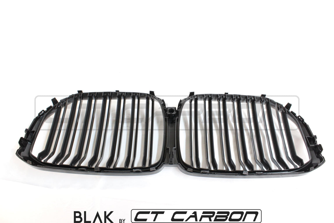 BLAK BY CT Vehicles & Parts BMW X5 G05 DOUBLE SLAT BLACK GRILLES - BLAK BY CT CARBON