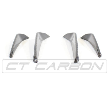 CT CARBON Bonnet Trim BMW M3/M4 (G80 G81 G82 G83) CARBON FIBRE FRONT BUMPER CANARDS