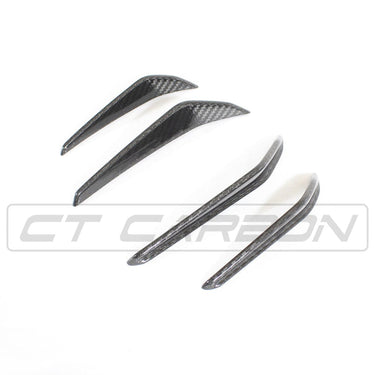 CT CARBON Bonnet Trim BMW M3/M4 (G80 G81 G82 G83) CARBON FIBRE FRONT BUMPER CANARDS