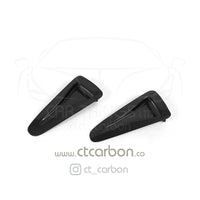 CT CARBON Bonnet Trim NISSAN GTR R35 CARBON FIBRE BONNET HOOD SCOOPS