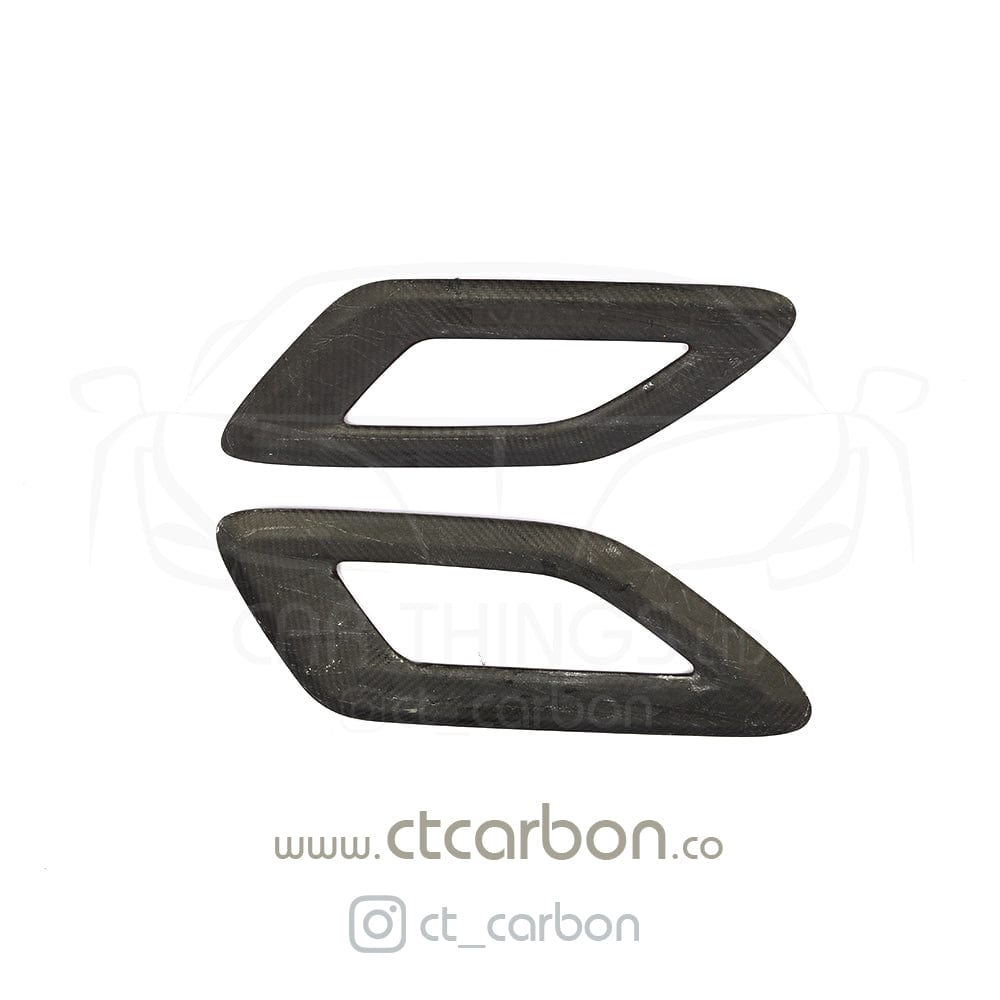 CT CARBON Bonnet Trim RANGE ROVER SPORT CARBON FIBRE INTAKES -  CT CARBON