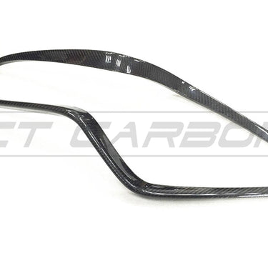 CT CARBON Bumper Corners PORSCHE MACAN 14-17 CARBON FIBRE FRONT BUMPER TRIM