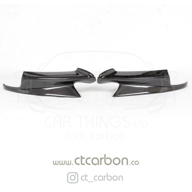 CT CARBON Canards BMW M3 (E92/E90) CARBON FRONT CANARD SPLITTERS - MP STYLE