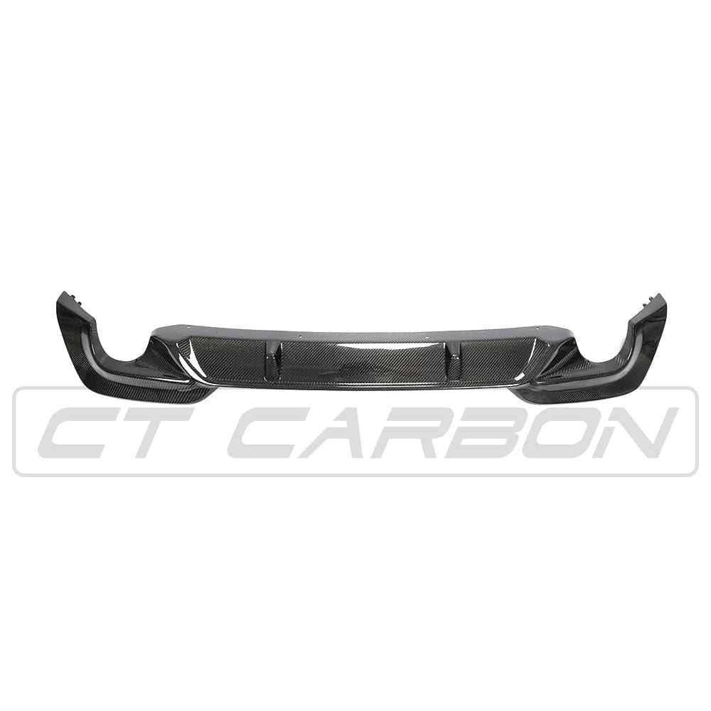 CT CARBON DIFFUSER BMW 3 SERIES G20 CARBON FIBRE DIFFUSER (Round TIps) - MP STYLE