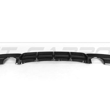 CT CARBON Diffuser BMW F30 3 SERIES CARBON FIBRE DIFFUSER - MP STYLE - DUAL EXHAUST
