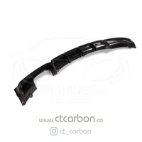 CT CARBON Diffuser BMW F30 3 SERIES CARBON FIBRE DIFFUSER - MP STYLE - TWIN EXHAUST