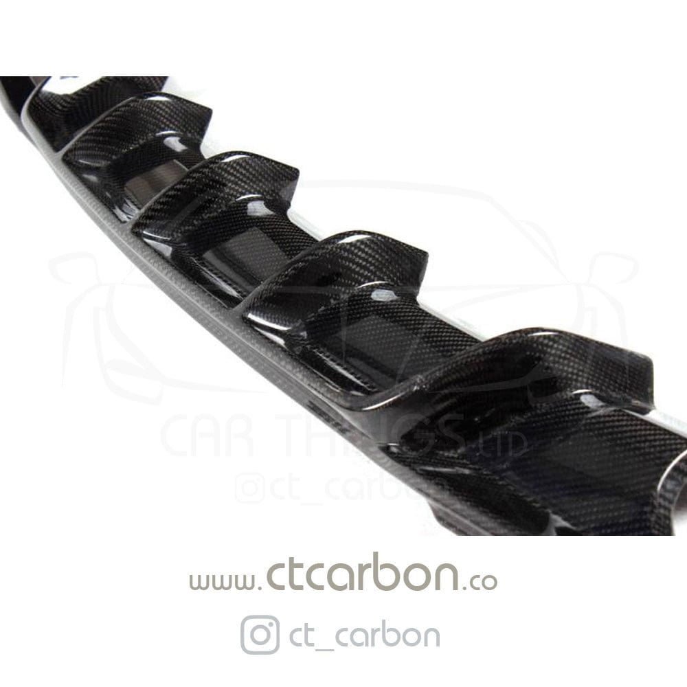CT CARBON Diffuser BMW F30 3 SERIES CARBON FIBRE DIFFUSER - MP STYLE - TWIN EXHAUST