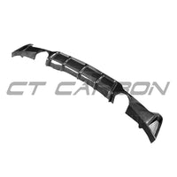 BMW F32, F33 & F36 4 SERIES 2013-2017 CARBON FIBRE DIFFUSER - DUAL EXHAUST
