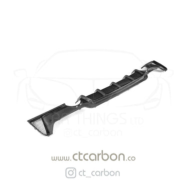 CT CARBON DIFFUSER BMW F32 & F33 4 SERIES CARBON FIBRE DIFFUSER - MP STYLE - DUAL EXHAUST