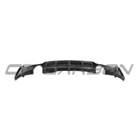 BMW F32, F33 & F36 4 SERIES 2013-2017 CARBON FIBRE DIFFUSER - DUAL EXHAUST