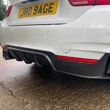 CT CARBON DIFFUSER BMW F32 & F33 4 SERIES CARBON FIBRE DIFFUSER - MP STYLE - TWIN EXHAUST