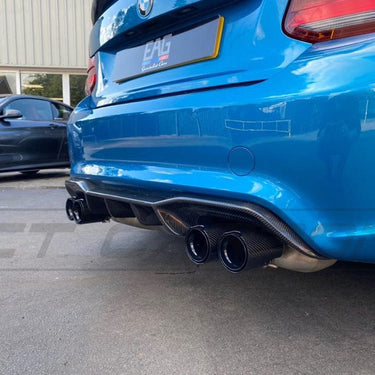 CT CARBON Diffuser BMW M2 / M2C F87 CARBON FIBRE DIFFUSER - AK STYLE