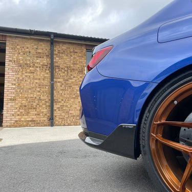 CT CARBON Diffuser BMW M4 G82/G83 CARBON FIBRE REAR BUMPER CORNERS - MP STYLE
