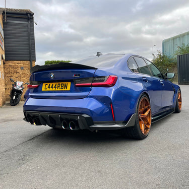 CT CARBON Diffuser BMW M4 G82/G83 CARBON FIBRE REAR BUMPER CORNERS - MP STYLE