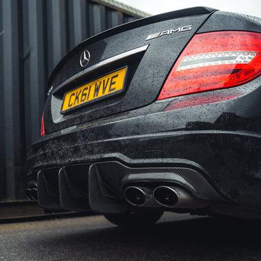 CT CARBON Diffuser MERCEDES C-CLASS C63 W204 CARBON FIBRE DIFFUSER - DTM STYLE