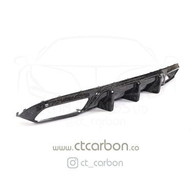 CT CARBON Diffuser MERCEDES C63/C63S W205 COUPE FORGED CARBON FIBRE DIFFUSER - BIG FIN