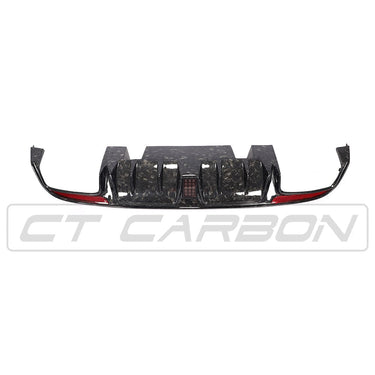 CT CARBON Diffuser MERCEDES C63 W205 SALOON/ESTATE FORGED CARBON FIBRE DIFFUSER - B STYLE