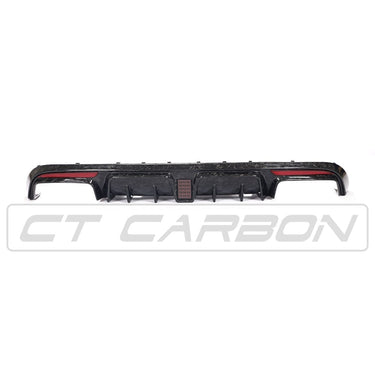 CT CARBON Diffuser MERCEDES C63 W205 SALOON/ESTATE FORGED CARBON FIBRE DIFFUSER - B STYLE