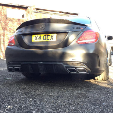 CT CARBON Diffuser MERCEDES W205 C63 & C63S SALOON 4DR CARBON DIFFUSER - CT DESIGN