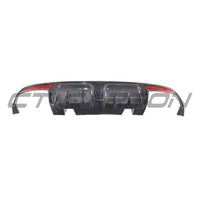 MERCEDES W205 C63 & C63S SALOON 4DR CARBON FIBRE DIFFUSER & EXHAUST TIPS