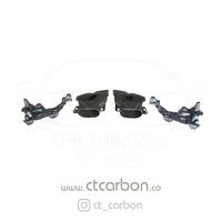 CT CARBON Diffuser MERCEDES W205 C63 & C63S SALOON 4DR CARBON FIBRE DIFFUSER & EXHAUST TIPS - B STYLE