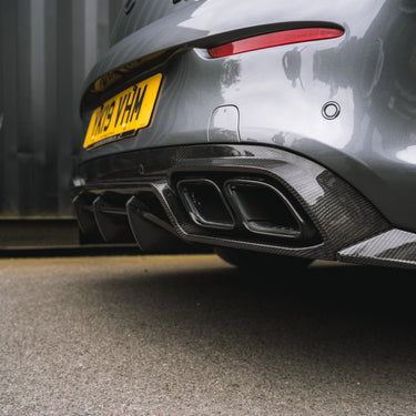 CT CARBON Diffuser MERCEDES W205 C63 FACELIFT COUPE/CONVERTIBLE 2DR CARBON FIBRE DIFFUSER - CT DESIGN