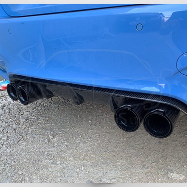 CT CARBON Exhaust Tips BMW CARBON EXHAUST TIPS 135i/140i/235i/240i/335i/340i/435i/440i - BLACK (SET OF 2)
