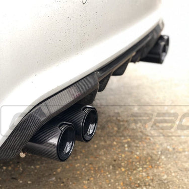 CT CARBON Exhaust Tips BMW CARBON EXHAUST TIPS 135i/140i/235i/240i/335i/340i/435i/440i - BLACK (SET OF 2)