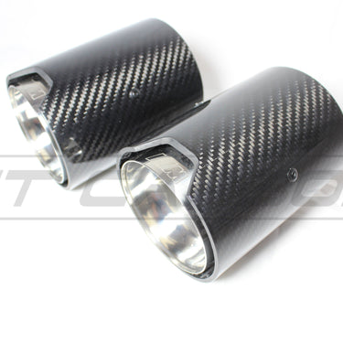 CT CARBON Exhaust Tips BMW CARBON EXHAUST TIPS 135i/140i/235i/240i/335i/340i/435i/440i - CHROME (SET OF 2)