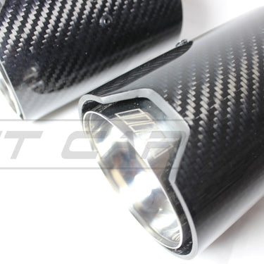 CT CARBON Exhaust Tips BMW CARBON EXHAUST TIPS 135i/140i/235i/240i/335i/340i/435i/440i - CHROME (SET OF 2)