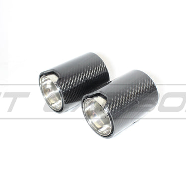 CT CARBON Exhaust Tips BMW CARBON EXHAUST TIPS 135i/140i/235i/240i/335i/340i/435i/440i - CHROME (SET OF 2)