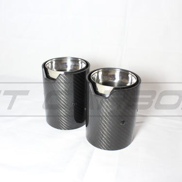 CT CARBON Exhaust Tips BMW CARBON EXHAUST TIPS 135i/140i/235i/240i/335i/340i/435i/440i - CHROME (SET OF 2)