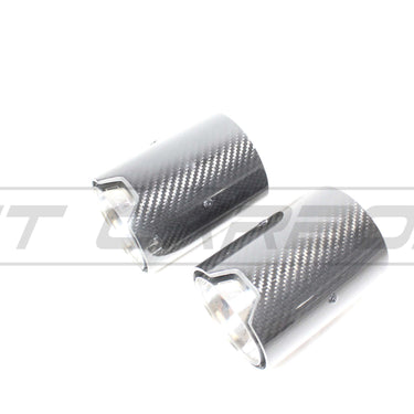 CT CARBON Exhaust Tips BMW CARBON EXHAUST TIPS 135i/140i/235i/240i/335i/340i/435i/440i - CHROME (SET OF 2)