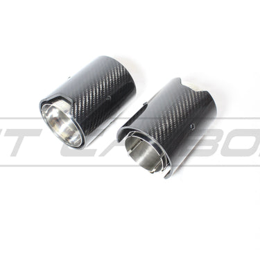 CT CARBON Exhaust Tips BMW CARBON EXHAUST TIPS 135i/140i/235i/240i/335i/340i/435i/440i - CHROME (SET OF 2)