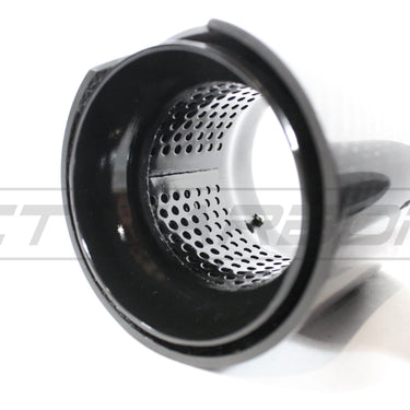 CT CARBON Exhaust Tips BMW F90 M5 CARBON FIBRE EXHAUST TIPS - BLACK x4