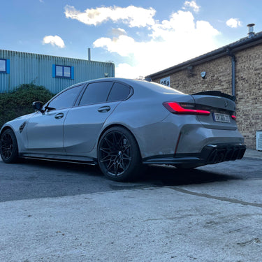 CT CARBON FULL KIT BMW M3 G80/G81 CARBON FIBRE SIDE SKIRT EXTENSIONS - CT DESIGN