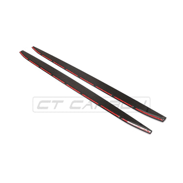 CT CARBON FULL KIT BMW M3 G80/G81 CARBON FIBRE SIDE SKIRT EXTENSIONS - CT DESIGN