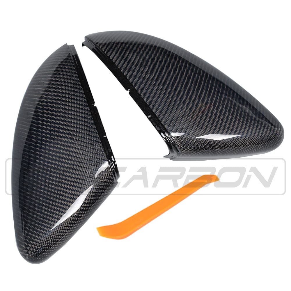 VW Golf 7 VII R mirror housings genuine VW carbon