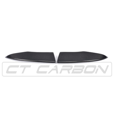 CT CARBON Rear Canards AUDI A3 S-LINE & S3 PRE-FACELIFT 8V SALOON CARBON FIBRE REAR BUMPER EXTENSION