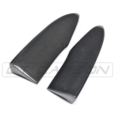 CT CARBON Rear Canards AUDI A3 S-LINE & S3 PRE-FACELIFT 8V SALOON CARBON FIBRE REAR BUMPER EXTENSION