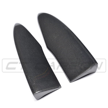 CT CARBON Rear Canards AUDI A3 S-LINE & S3 PRE-FACELIFT 8V SALOON CARBON FIBRE REAR BUMPER EXTENSION