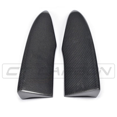 CT CARBON Rear Canards AUDI A3 S-LINE & S3 PRE-FACELIFT 8V SALOON CARBON FIBRE REAR BUMPER EXTENSION