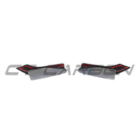 BMW F15 X5 CARBON FIBRE REAR CANARDS