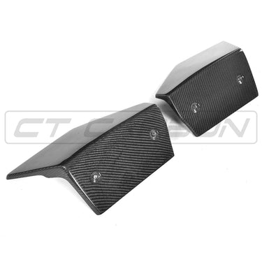 CT CARBON Rear Canards BMW F16 X6 CARBON FIBRE REAR BUMPER EXTENSIONS