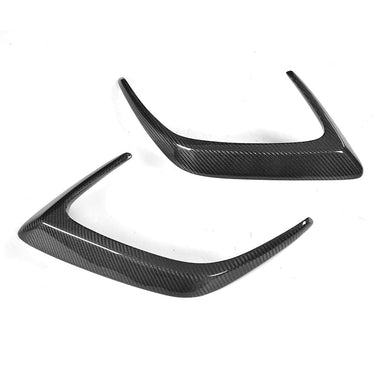 CT CARBON Rear Canards MERCEDES W205 C63 & C63S COUPE 2DR REAR BUMPER CARBON FIBRE CANARDS