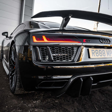 CT CARBON Rear Grille AUDI R8 V10 GEN 2 CARBON FIBRE REAR SIDE GRILLES