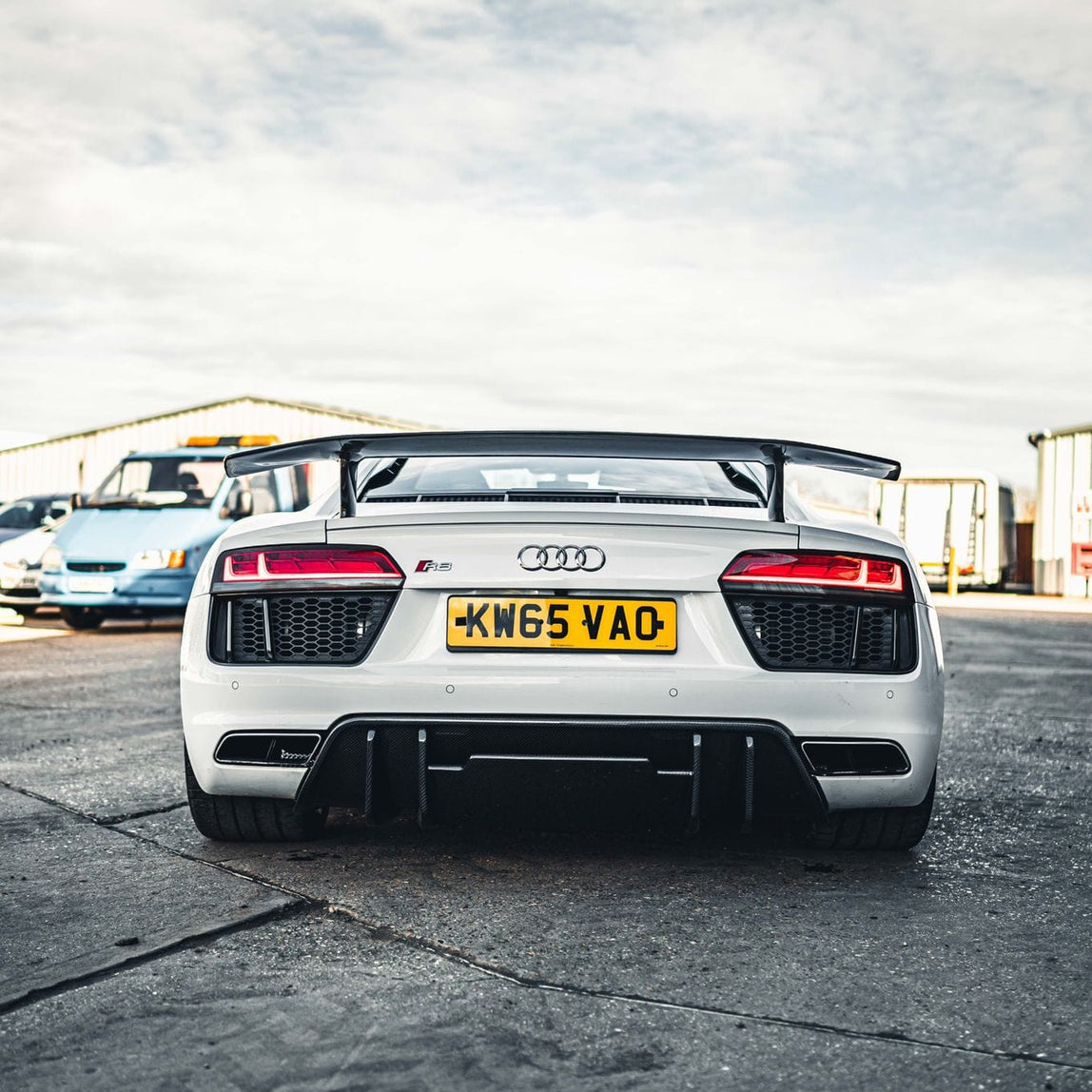 CT CARBON Rear Wing AUDI R8 V10 GEN 2 CARBON FIBRE WING - V STYLE