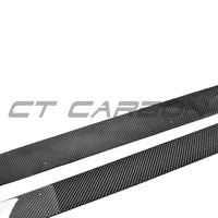 BMW F90 M5 & G30/G31 5 SERIES CARBON FIBRE SIDE SKIRTS - V1